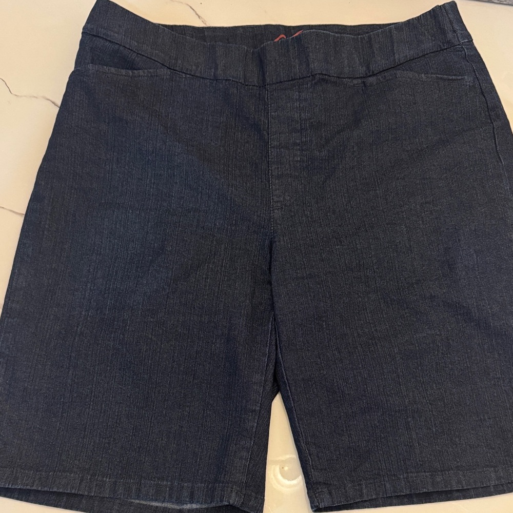 Chic Dark Blue Jean Shorts